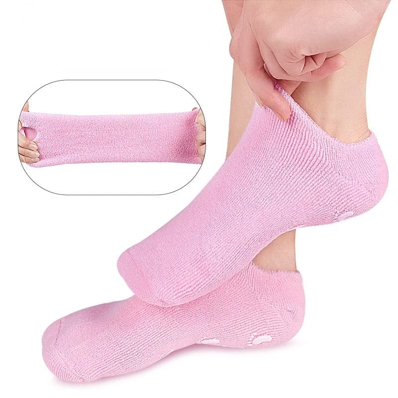 Silicone Gel Moisturizing Socks – Ultra-Soft Foot & Heel Care Socks for Dry Feet Seasonwize