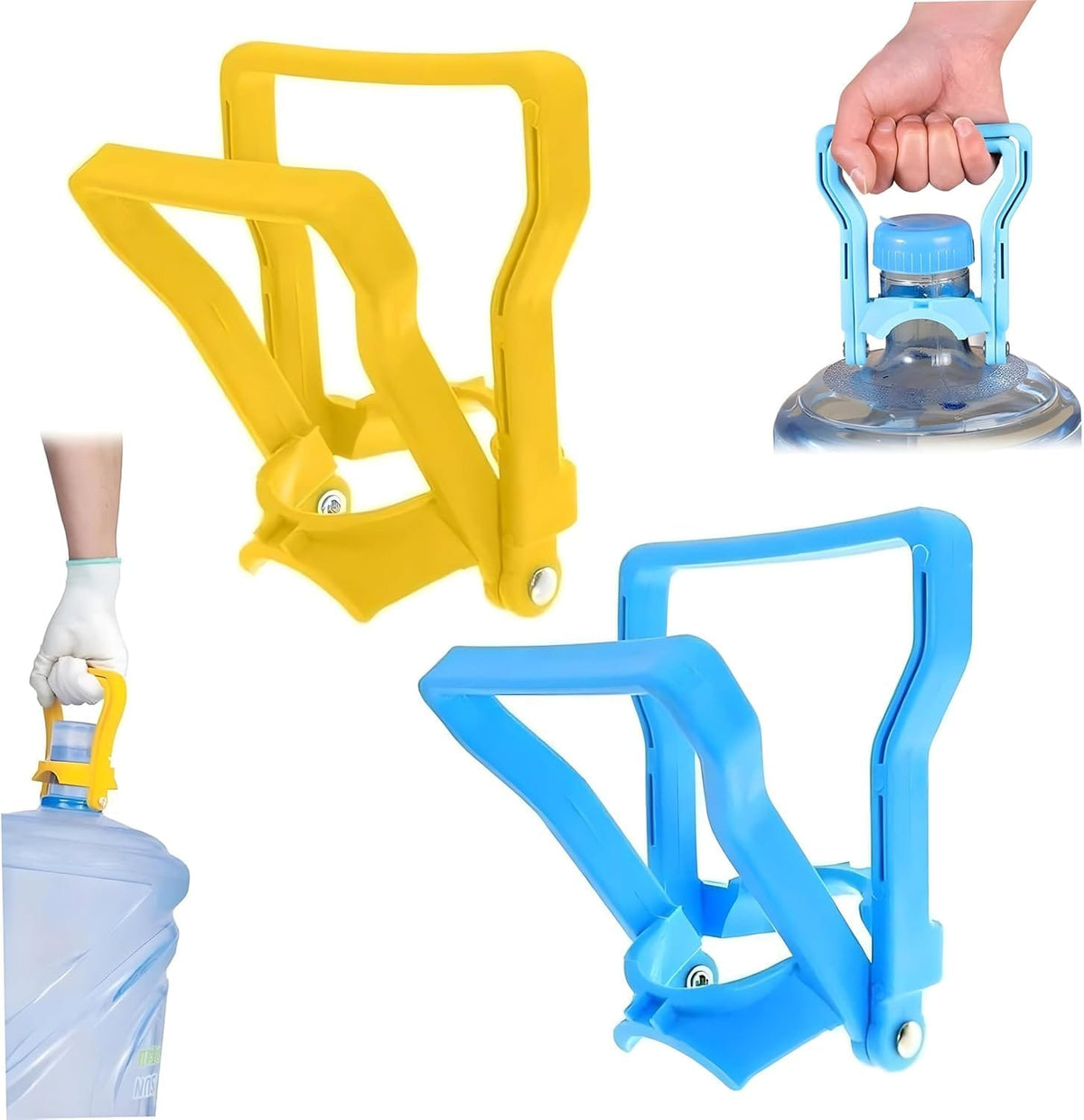 19L Water Bottle Handle Lifter – Heavy Duty Water Can Lifting Handle for Easy Carrying Seasonwize