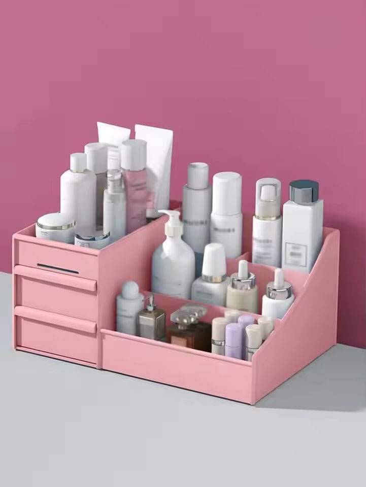 Cosmetic Storage Drawer Desktop Makeup Organizer | Multi-Purpose Beauty & Jewelry Holder Seasonwize