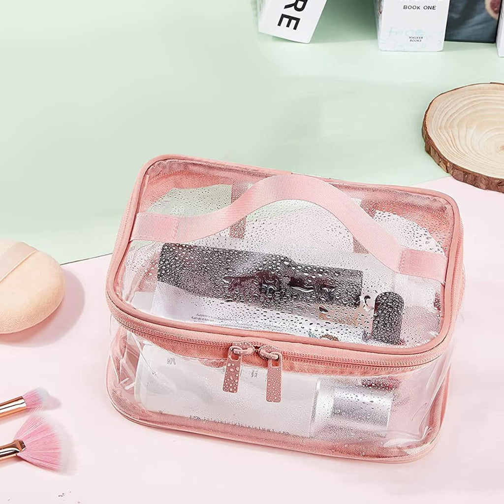 Transparent Cosmetic PVC Pouch | Makeup Travel Organizer Bag – Random Color Seasonwize