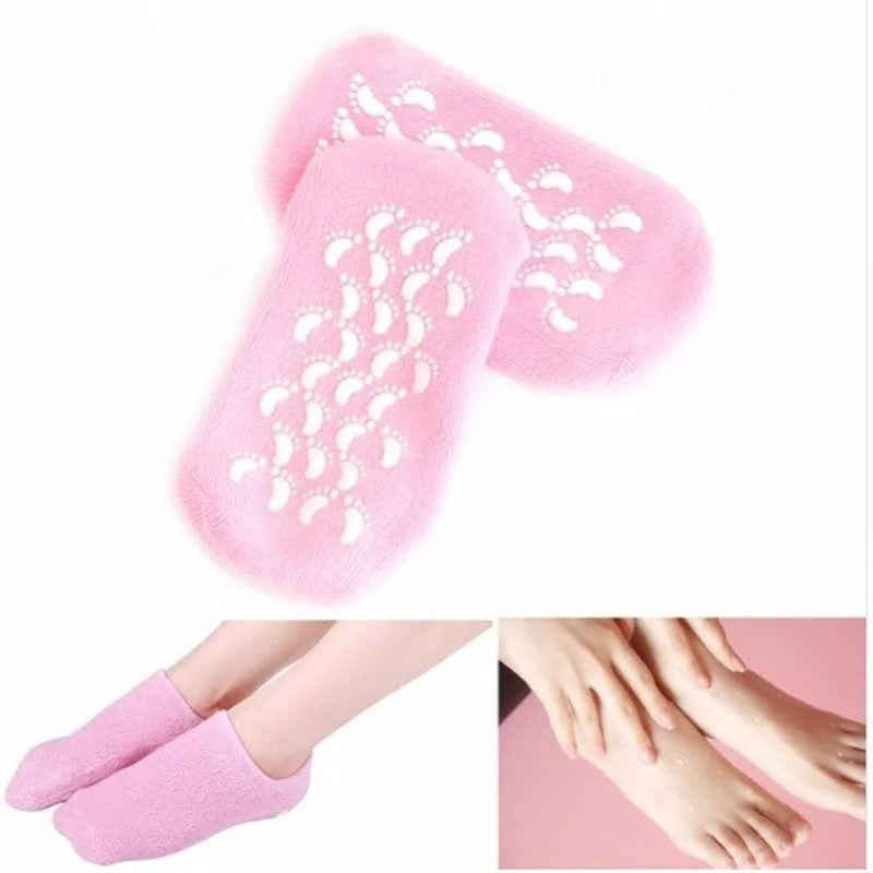 Silicone Gel Moisturizing Socks – Ultra-Soft Foot & Heel Care Socks for Dry Feet Seasonwize