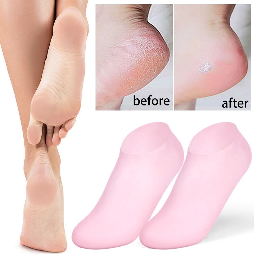 Silicone Gel Socks – Moisturizing Foot Care Socks for Dry & Rough Feet Seasonwize