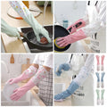 Dishwashing Full Gloves – Waterproof Reusable Kitchen Cleaning Gloves | Random Color Seasonwize