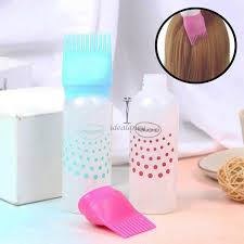 Hair Oil Comb Applicator Bottle – Plastic Hair Oil Dispenser Comb for Hair Coloring & Treatment Seasonwize