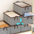 Foldable Fabric Storage Bins – Clothes Organizer Drawer Boxes for Home & Wardrobe Seasonwize