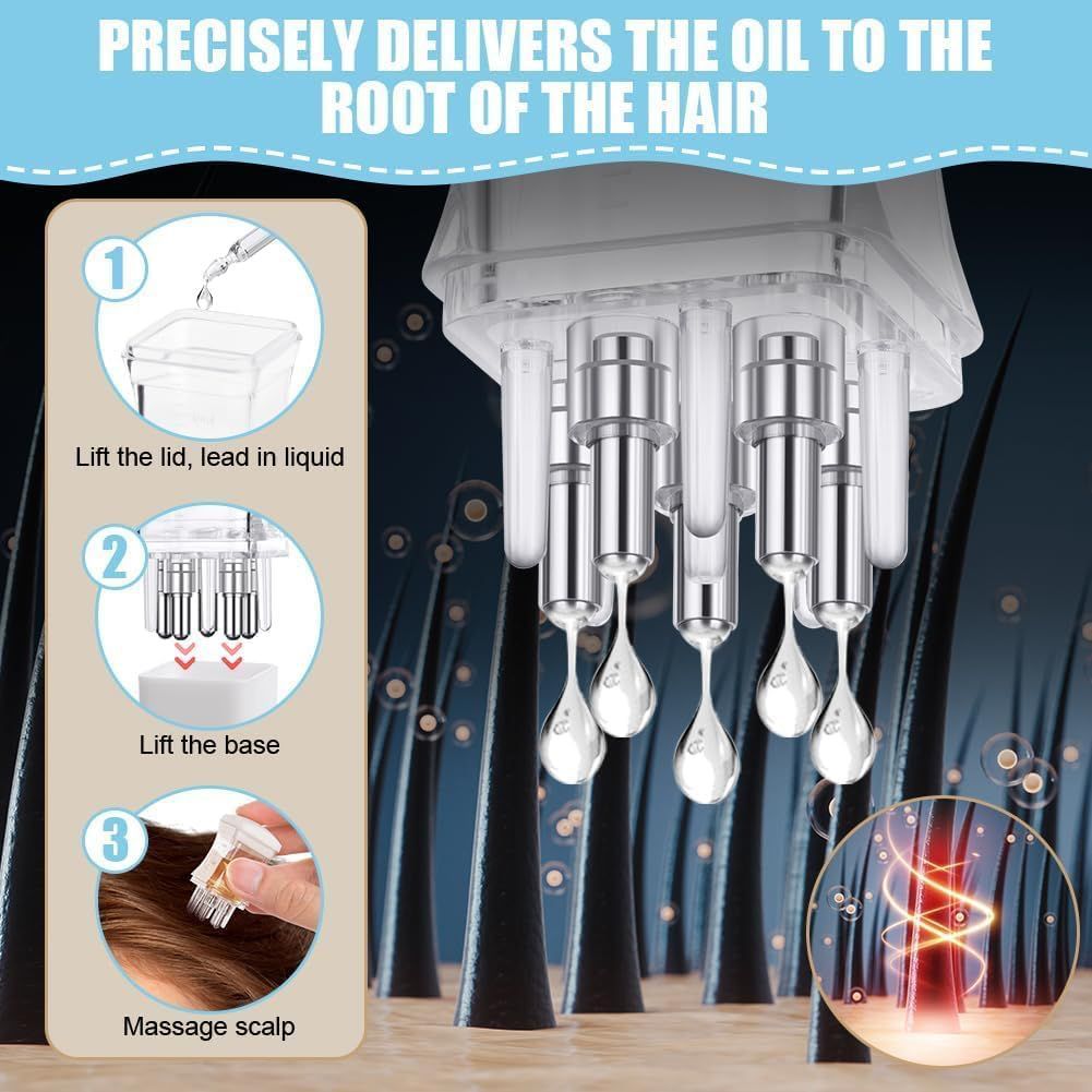 10ml Oil Scalp Applicator Bottle – Precision Hair Oil Dispenser for Scalp & Hair Care Seasonwize