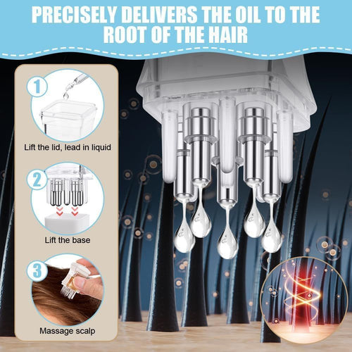 10ml Oil Scalp Applicator Bottle – Precision Hair Oil Dispenser for Scalp & Hair Care Seasonwize