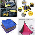 Microfiber Cleaning Cloth 15×12 Inches – Super Absorbent Reusable Cleaning Towel for Home & Car Seasonwize