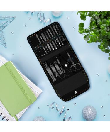 16-in-1 Complete Set – Manicure aur pedicure ke liye multiple professional grooming tools.
Professional Nail Care – Nail clipping, shaping, cuticle care aur grooming ke liye suitable.
Portable Travel Case – Compact case ki wajah se ghar, office ya travel Seasonwize