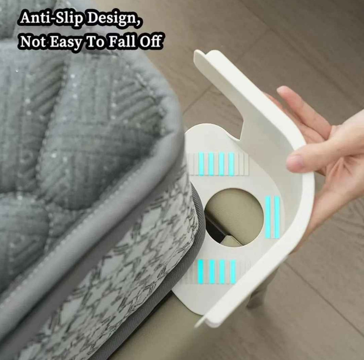 Bedsheet Gripper Clips Pack of 4 | Adjustable Non-Slip Bed Sheet Holder Fasteners Seasonwize