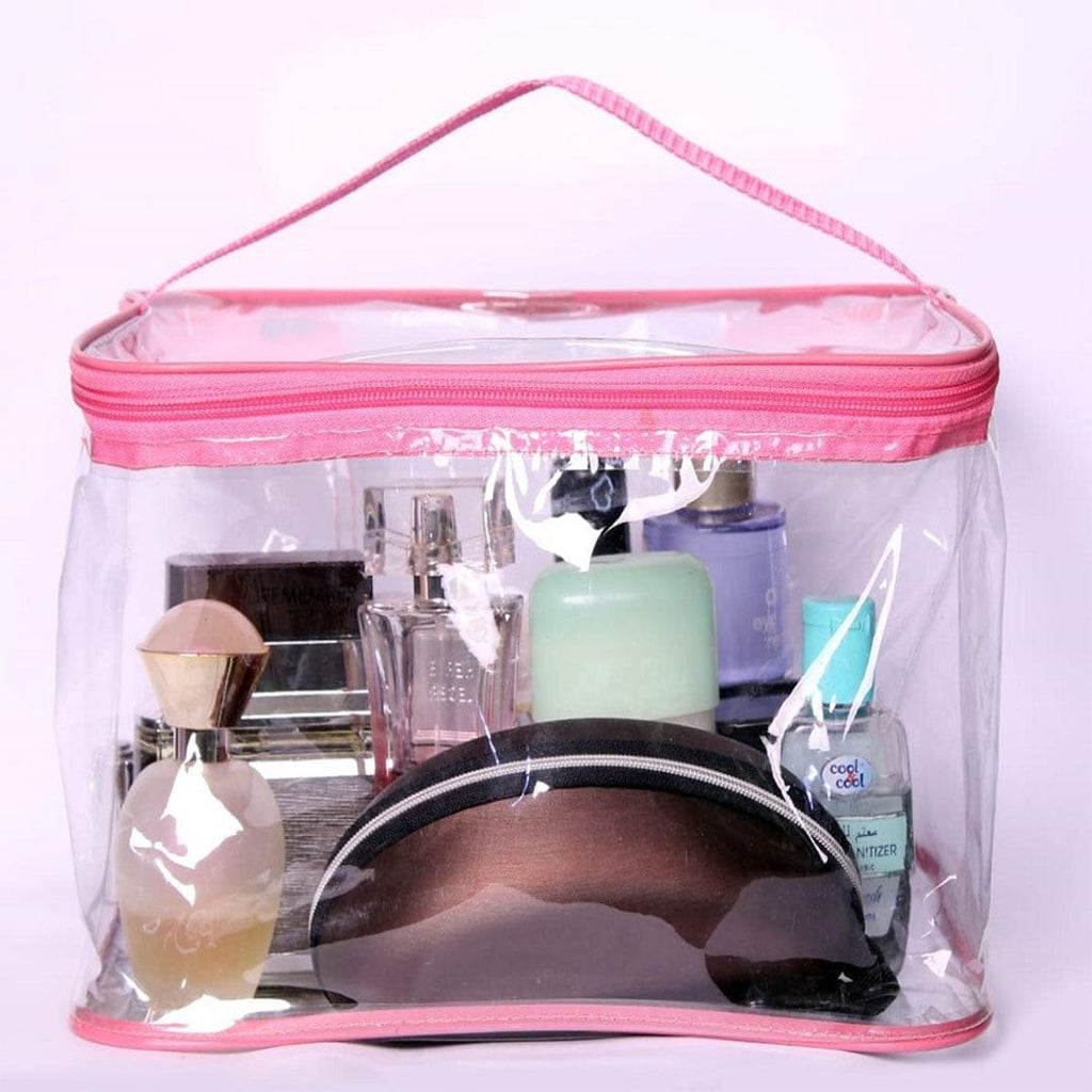 Transparent Cosmetic PVC Pouch | Makeup Travel Organizer Bag – Random Color Seasonwize