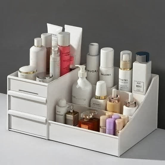 Cosmetic Storage Drawer Desktop Makeup Organizer | Multi-Purpose Beauty & Jewelry Holder Seasonwize