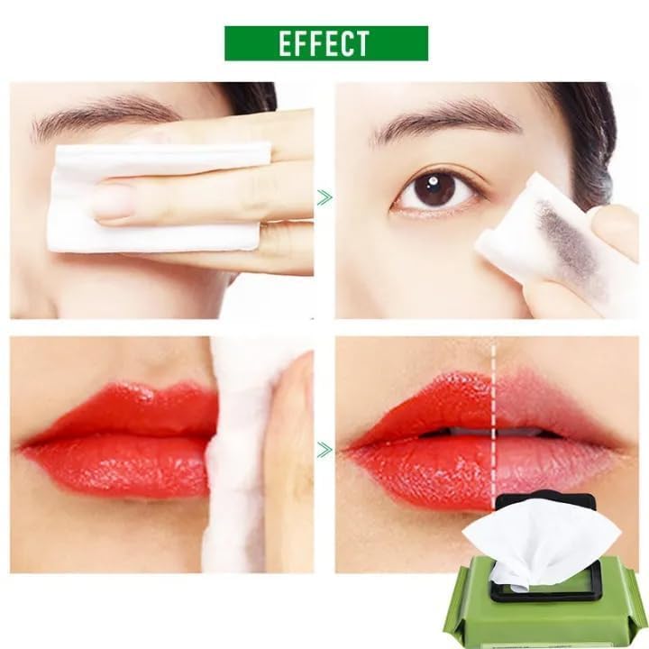 80Pcs Avocado Makeup Remover Wipes – Gentle Cleansing Facial Wipes for All Skin Types Seasonwize
