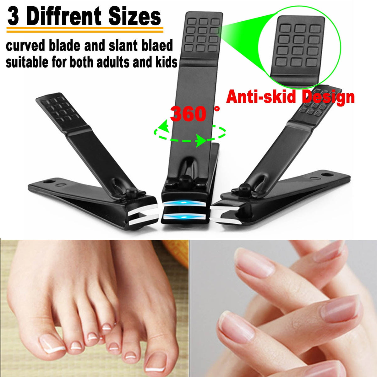 16-in-1 Complete Set – Manicure aur pedicure ke liye multiple professional grooming tools.
Professional Nail Care – Nail clipping, shaping, cuticle care aur grooming ke liye suitable.
Portable Travel Case – Compact case ki wajah se ghar, office ya travel Seasonwize