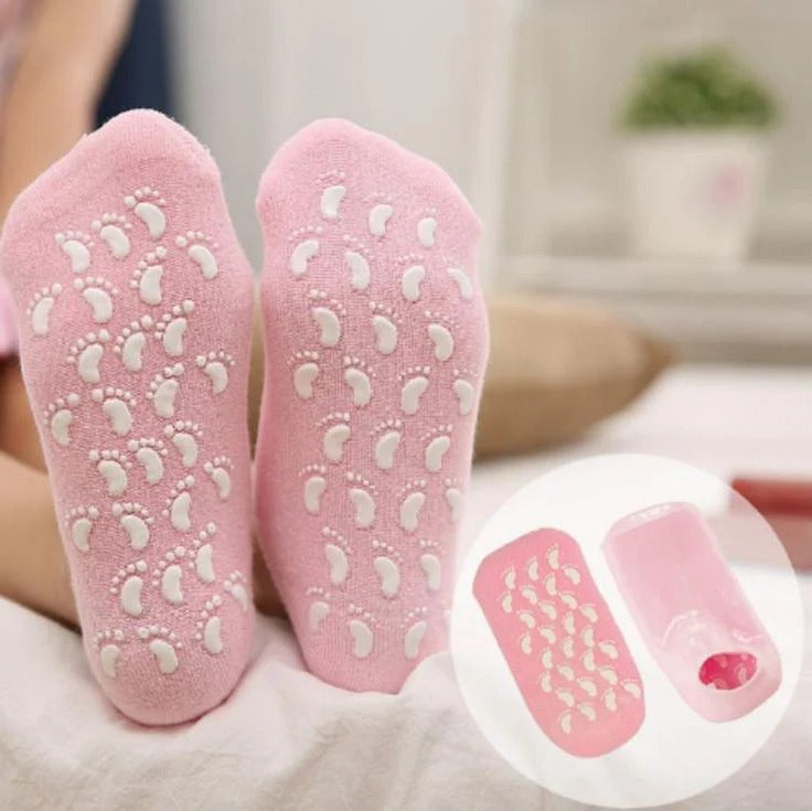 Silicone Gel Moisturizing Socks – Ultra-Soft Foot & Heel Care Socks for Dry Feet Seasonwize