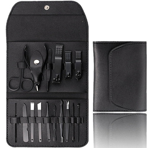 16-in-1 Complete Set – Manicure aur pedicure ke liye multiple professional grooming tools.
Professional Nail Care – Nail clipping, shaping, cuticle care aur grooming ke liye suitable.
Portable Travel Case – Compact case ki wajah se ghar, office ya travel Seasonwize